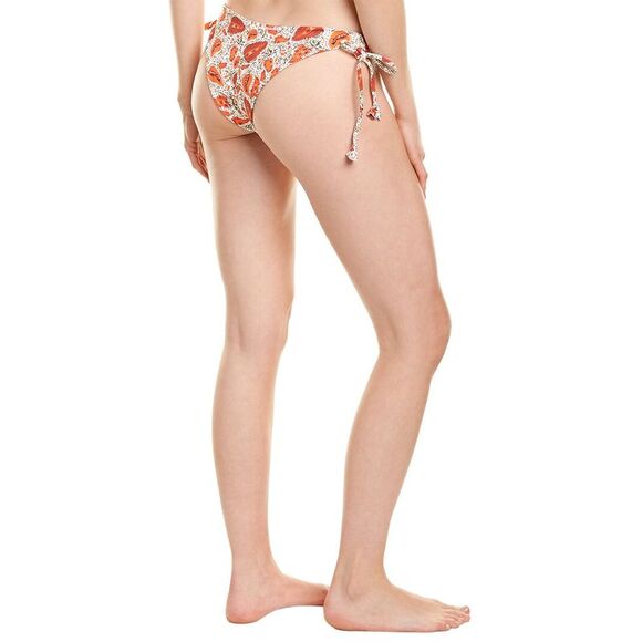 Martha Rey Womens Pasley Bikini Bottom, Red - Picture 2 of 3